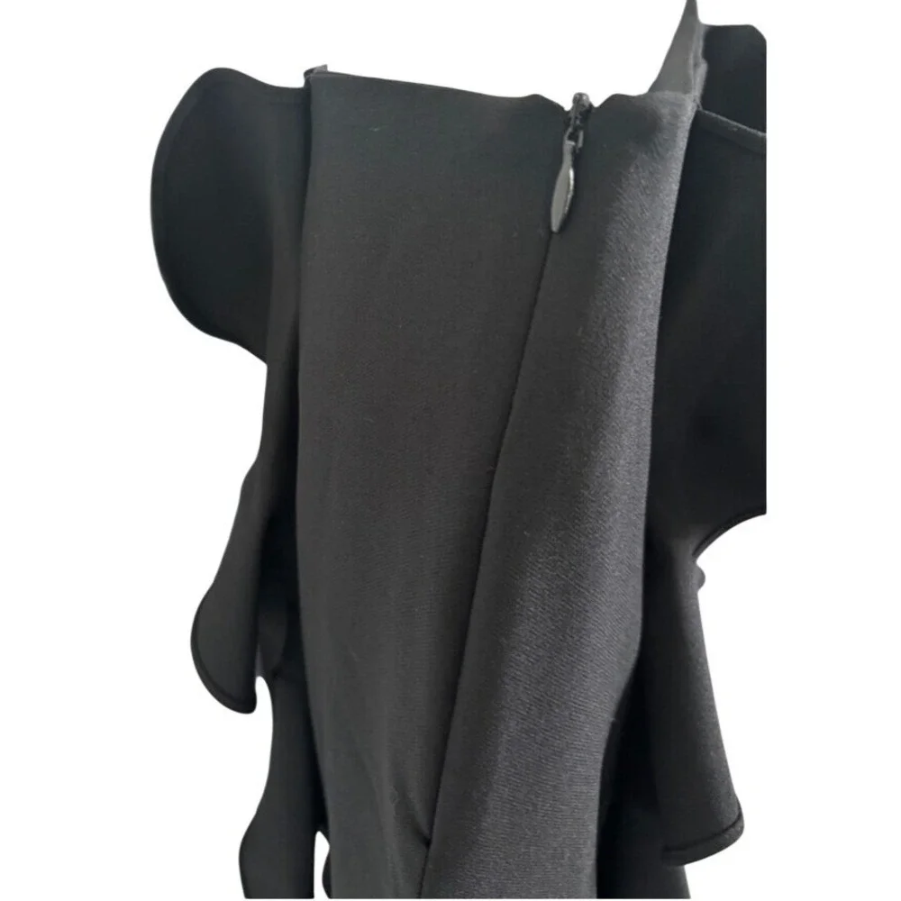 NWT‎ Drop Frill Midi Skirt Sz Small Black Whimsygoth Fairy Grunge Korean Fashion